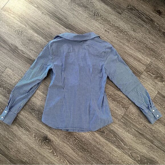 Donna Degnan pinstripe twist front blouse - Picture 6 of 6